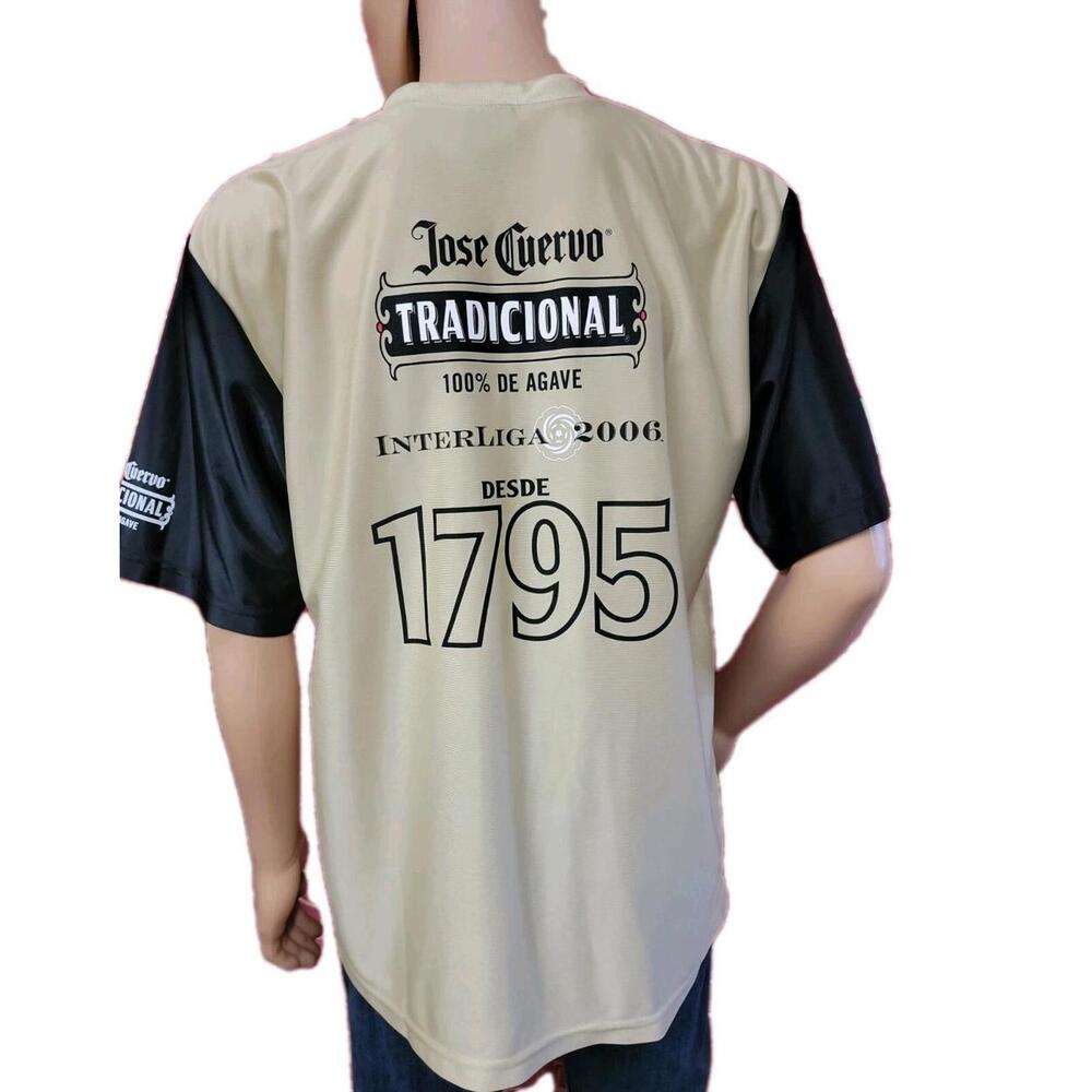 Vintage Jose Cuervo Graphic RARE Interliga 2006 Mens  L Tee Shirt TANGERINE #WM1